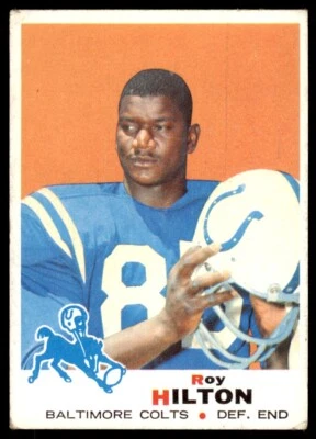 1969 TOPPS. ROY HILTON* BALTIMORE COLTS #160 - Image 1 of 2