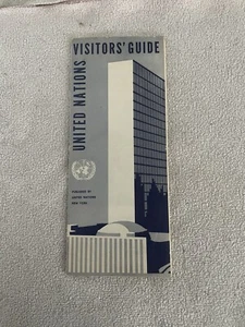 UNITED NATIONS  1963 fold up Visitors’ Guide - Picture 1 of 14