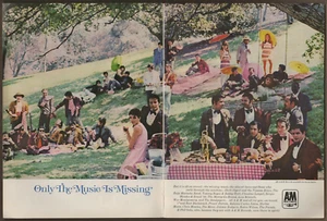 1968 A&M Records artistas picnic Liza Minnelli hierba Alpert Boyce & Hart anuncio impreso - Imagen 1 de 8