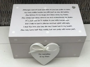 Memory Box Personalizzato Loved One ~ MAMMA ~ O Qualsiasi Nome ~ Perdita Lutto - Foto 1 di 4