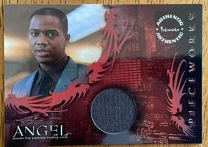 Angel Season 5 J August Richards Gunn Pieceworks PW5 Costume Card Inkworks 2004 - Picture 1 of 6