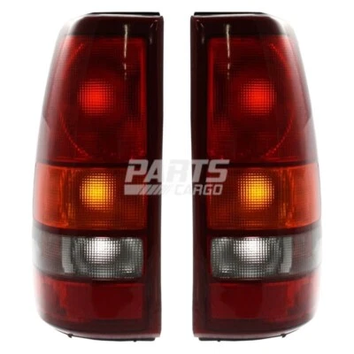 Nuevo Juego de 2 Conjunto de Lámpara Trasera Lateral Izquierda y Derecha para 1999-2003 Gmc Sierra 1500 Foto 1 de 4