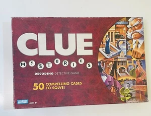 CLUE Mysteries Decoding Detective Board Game Parker Brothers 2005 Complete - Picture 1 of 9