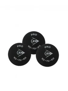 Dunlop Pro Double Yellow Dot Squash balls - Multiple Options - Picture 1 of 1