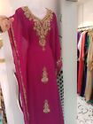 Dubai Kaftan Long Gown Moroccan Style Abaya Farasha Women Dress Maxi K245