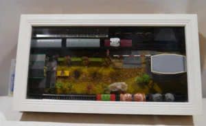 Modelleisenbahn Diorama Spur N - ca. 35 x 19 x 6 cm -Standmodelle mit Licht - Picture 1 of 6