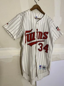 MITCHELL & NESS Kirby Puckett With Signature Minnesota Twins 1991 Jersey 40 - Picture 1 of 11