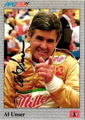 1991 All World INDY PPG #35 Al Unser Signed Autographed - Image 1 of 2