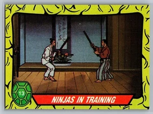 #13 ~ Ninjas in Training ~ 1989 Topps Teenage Mutant Ninja Turtles - Picture 1 of 2