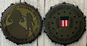 FBI - CAC Crimes Against Children “Innocence Lost” OD - TB 1.75in version coin - Picture 1 of 3