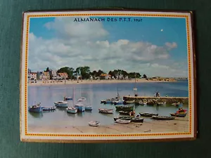 ALMANACH DES PTT 1967 "port de Larmor, Morbihan" & "Chateau de la Treyne, Lot" - Foto 1 di 2