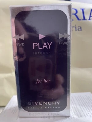 Givenchy Play INTENSE FOR HER EDP 50 ML VNTG Nuov Raro DA TROVARE CON CELLOPHAN - Immagine 1 di 4