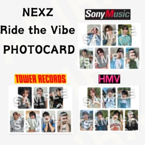 NEXZ Ride the Vibe JAPAN POB PHOTO CARD OFFICIAL TOWER RECORDS HMV SONY MUSIC - Picture 1 of 22