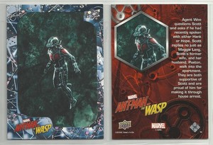 2018 Ant-Man and the Wasp (Upper Deck) FOIL-STAMPED "Base Trading Card" #8