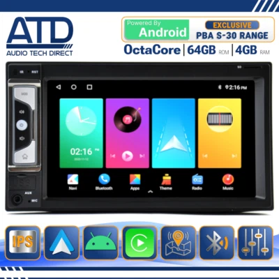 Carplay Android Auto Universale Unità GPS Octa-Core Radio Navigatore Satellitare - Immagine 1 di 4