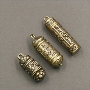 Mini Portapíldoras Medicina Colgante Llavero Collar Contenedor Cápsula Almacenamiento - Imagen 1 de 11