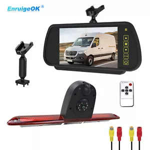 7" Monitor& Dual Brake Light Backup Camera for Mercedes-benz sprinter/VW Crafter - Picture 1 of 23