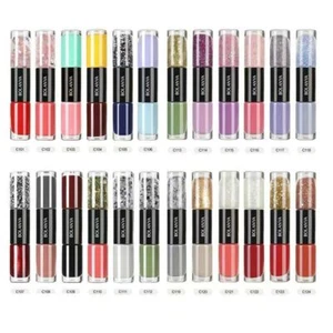 BOLANYA Nail Double Headed Air Dry Duo Nail Polish Eco Friendly Long Lasting - Picture 1 of 48
