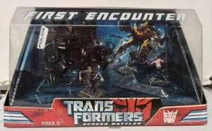 Transformers 2007 Movie Screen Battles First Encounter Barricade & Frenzy. - Picture 1 of 7