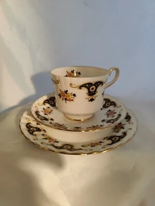 Royal Stafford Bone China Trio Vintage Teacup Saucer Side Plate - Picture 1 of 13