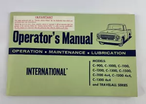 Manual de operador internacional Serie C Pickups y Travelall Series - Imagen 1 de 5