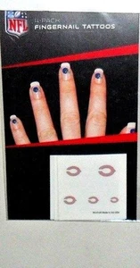 NFL CHICAGO BEARS TEMPORARY FINGERNAIL TATTOOS FAST FREE SHIPPING - Picture 1 of 1