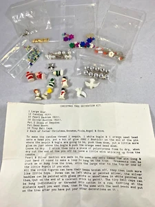 1:12 DOLLHOUSE SCALE CHRISTMAS TREE DECORATION KIT - Picture 1 of 4
