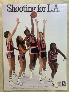 1984 WOMENS OLYMPIC BASKETBALL TEAM CONVERSE PROMO POSTER FUTURE WNBA - MINT - Picture 1 of 8