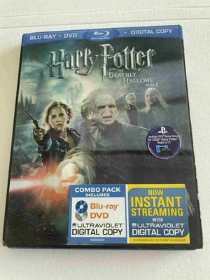 Harry Potter and the Deathly Hallows Part 2 Bluray Dvd With Great 3D Cover - Image 1 of 4