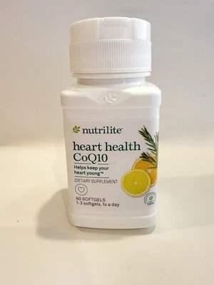 Amway Nutrilite Heart Health CoQ10 Dietary Supplement 60 Softgels - Image 1 of 3