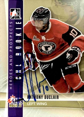Anthony Duclair - Signed 2011-12 In The Game Heroes And Prospects Card #245 - Image 1 of 2