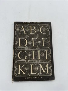 A Book of Scripts - Alfred Fairbank - 1949 King Penguin First Edition - Imagen 1 de 15