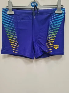 ARENA Magnus Badeanzug Herren, Badehose, Schwimmshort, Blau DE 8 - Picture 1 of 5