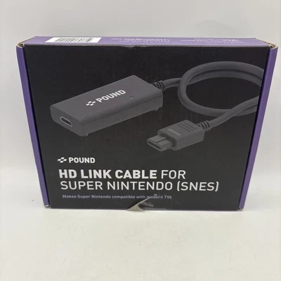 NEW POUND HD  Link Cable for Original Super  Nintendo SNES - HDMI Cable with RGB - Image 1 of 4