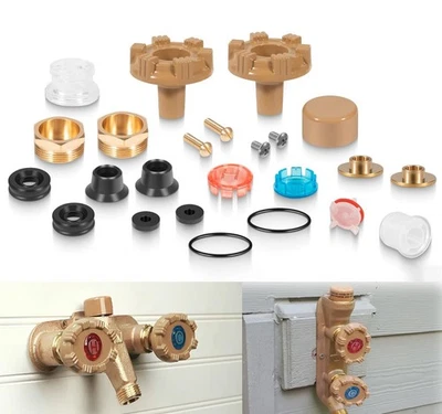Kit de reparación de manijas de metal RK-22PRV para grifo exterior frío/calor Woodford 22 y V22 Foto 1 de 4