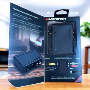 Monster Brand Digital to Analog / Analog to Digital Audio Converter New Sealed - Picture 1 of 9