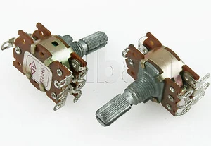 500K 16mm Vertical Type Dual P.C.B. Terminal w/Tap Potentiometer 08-1395 - Picture 1 of 1