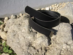 WH Koppel Lederkoppel Koppelriemen Leder Schwarz Belt 100cm Wehrmacht WK2 WWII - Bild 1 von 1
