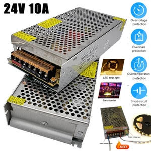 DC 24V Netzteil LED 10A 240W Trafo Schaltnetzteil Adapter LED Driver Streifen - Bild 1 von 20