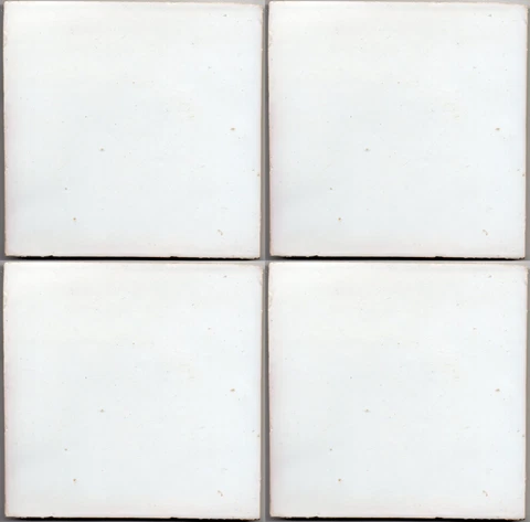 Set of 4 PAS CALAIS French original period Desvres antique tile 1890 field white Cover