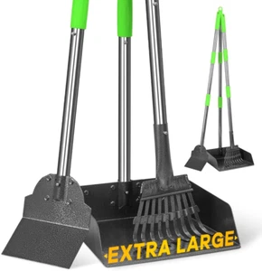 Larger Pooper Scooper, Dog Pooper Scooper for Large Medium Small Dogs Heavy Duty - Picture 1 of 12