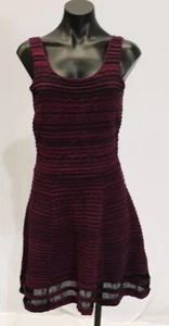 Jessica Simpson Women's Sleeveless Priscilla Sweater Dress CA4 Raspberry Medium - Picture 1 of 4