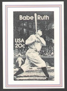 1989 Babe Ruth US Postal Service Baseball Legends Card - Picture 1 of 2