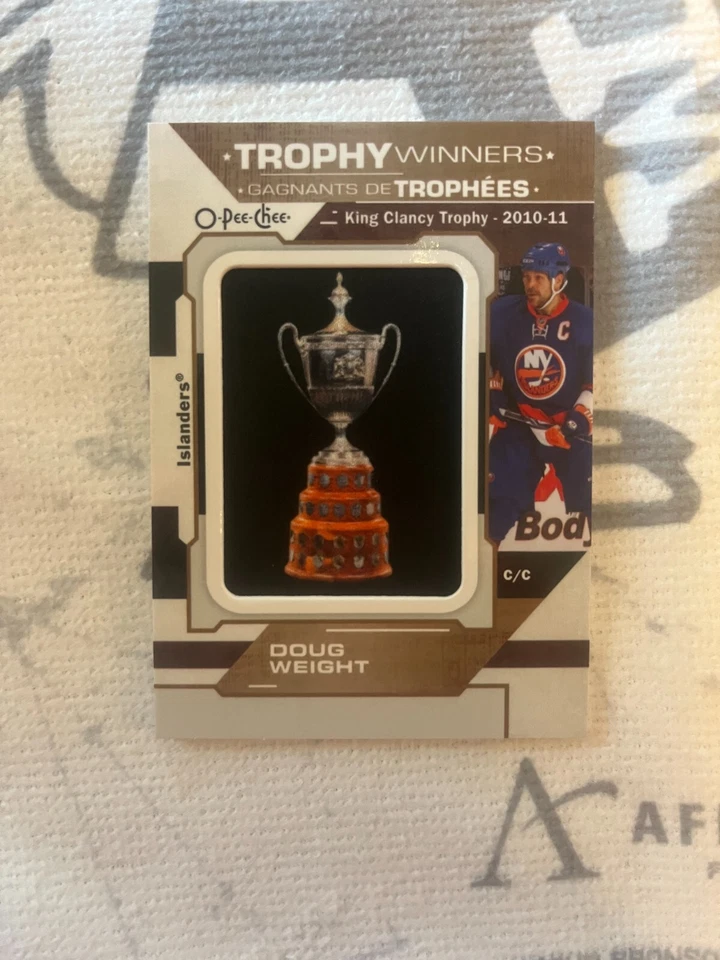 2022-23 OPC O-PEE-CHEE HOCKEY DOUG WEIGHT KING CLANCY TROPHY SP PATCH! #P-1 - Image 1 of 4