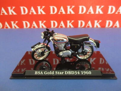 Die cast 1/24 Modellino Moto BSA Gold Star DBD34 1960 by Atlas - Immagine 1 di 4