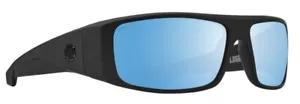 Occhiali da sole Spy Optic LOGAN - Nero opaco / Happy BOOST Bronzo POLARE BLU GHIACCIO NUOVI - Foto 1 di 3