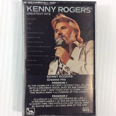 Kenny Rogers' Greatest Hits Music Cassette Tape  Foto 1 de 4