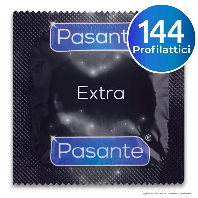 Preservativi Pasante ExtraSafe Resistenti Profilattici Lubrificati Box Da 144 • 24.41€
