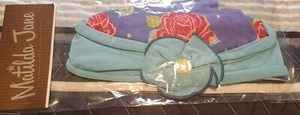 NIP Matilda Jane hat bonnet with ruffle buttons and pattern SZ M/L - Picture 1 of 3