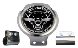 Insignia de barra de scooter - pantera sexual - SOPORTE Y FIJACIONES GRATUITAS - Imagen 1 de 2